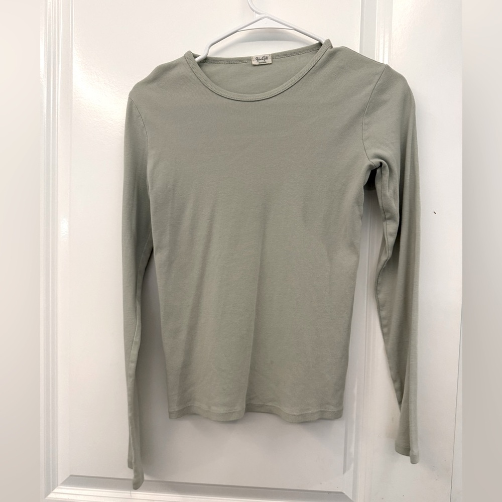 Brandy melville pastel green long sleeve